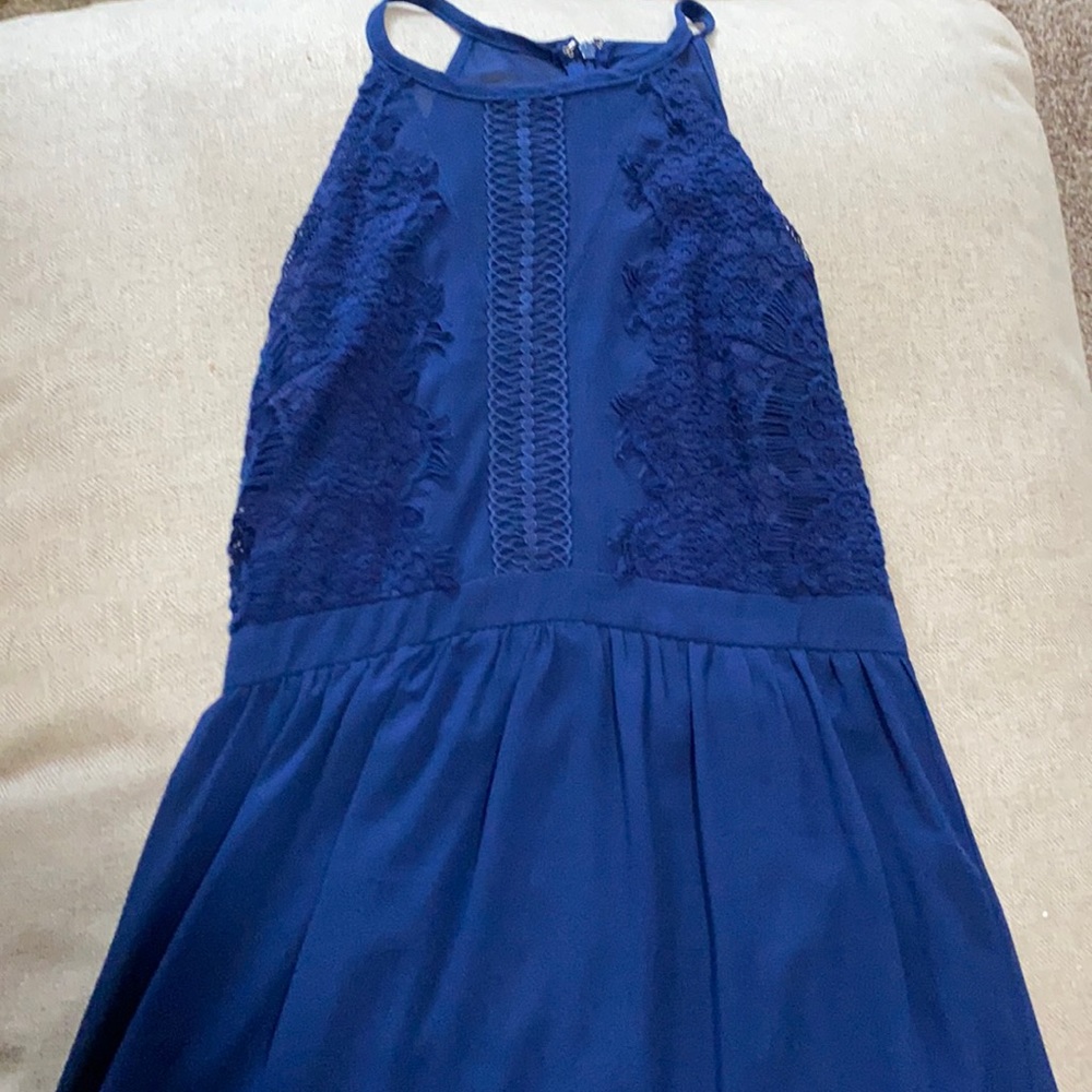 Blue dress
